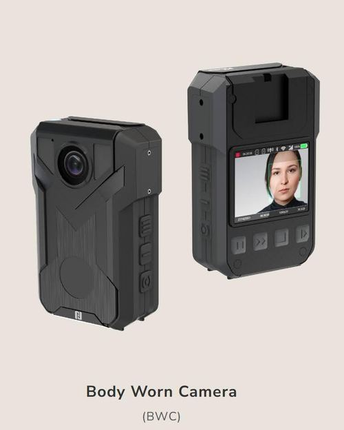 Body-worn camera with a display